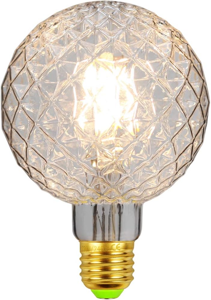 TIANFAN Vintage LED Izzó E27 - Kristály, Meleg Fehér, 4W, Dekoratív - Image 5