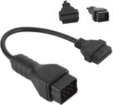 OBD2, 12 Pin-ről 16 Pin-re Adapter Kábel Renault Autókhoz - Outlet24