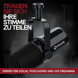 FDUCE SL40 Profi Streaming Mikrofon USB/XLR Csatlakozással, Beépített Fejhallgató Kimenettel - Image 2