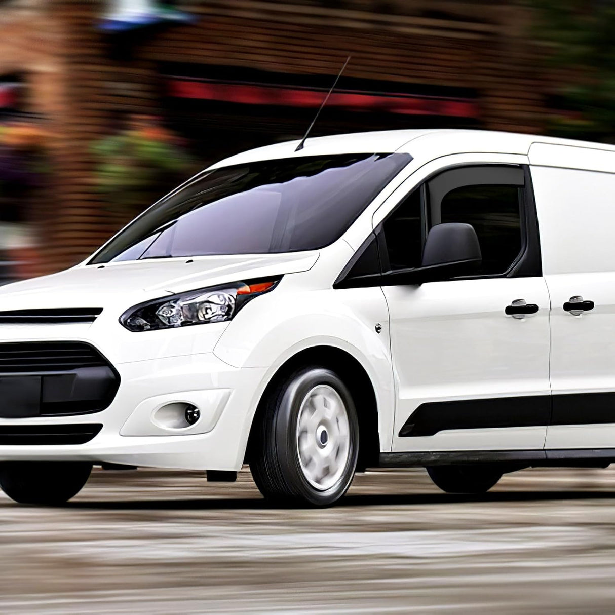 Ford Transit szélterelő, 2 db-os fekete ablakszegély készlet 2014-2023 modellekhez - Image 6