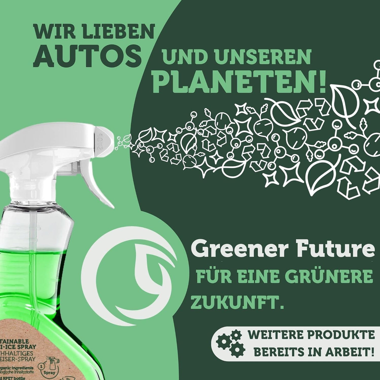 Greener Future Bio Jégoldó Spray Autóüvegre 750ml - Környezetbarát, Hatékony (3 db) - Image 6