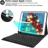 iPad billentyűzetes tok AZERTY kiosztással - Bluetooth, 2018-2020 modellek, Pro 10.5, Air 3 - Image 3