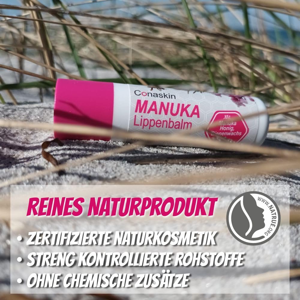 Conaskin Manuka Mézes Ajakbalzsam (MGO400) - Intenzív Védelem Herpesz Ellen - Image 4