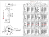 AODITECK 240-33 Ohm Tüzelőanyag-szint Érzékelő Hajókhoz és Járművekhez 33cm - Open Box - Outlet24