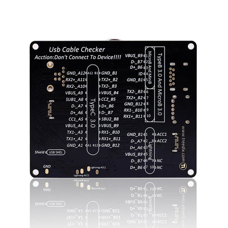 Treedix USB-kábelteszter - Gyors ellenőrzés minden típushoz (USB-C, A, B, Micro, Mini, Lightning) - Image 2