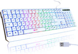 KLIM Chroma vezetékes AZERTY billentyűzet RGB háttérvilágítással - Image 1