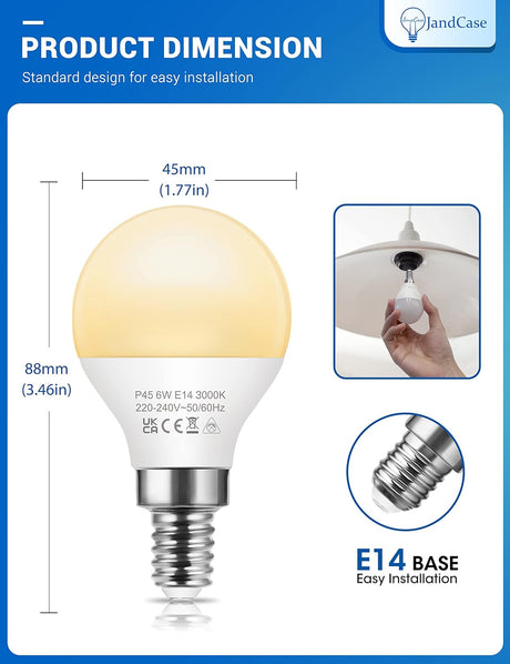 Philips E14 LED izzó, 6W, meleg fehér, 6 db-os csomag - Image 2