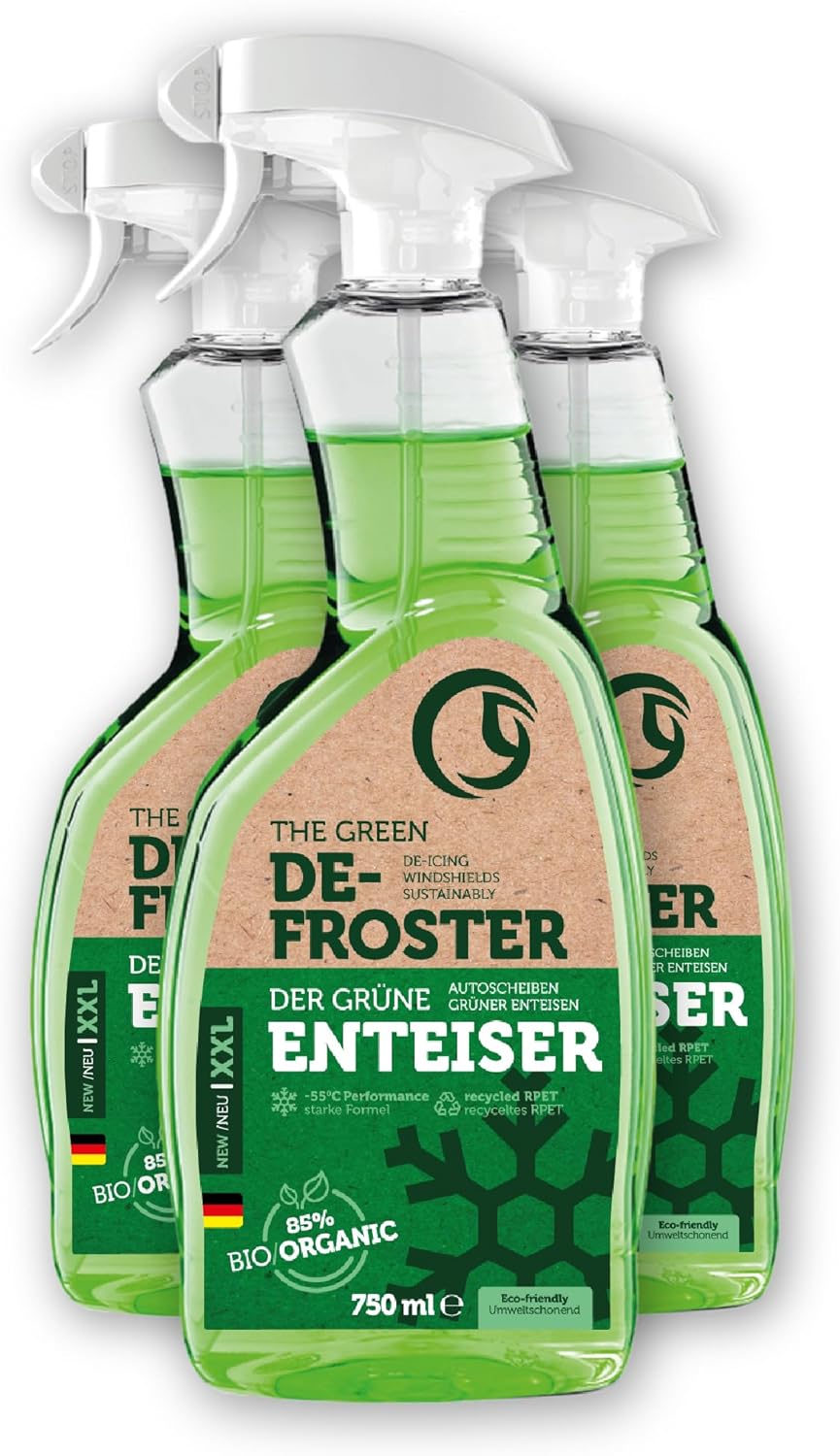 Greener Future Bio Jégoldó Spray Autóüvegre 750ml - Környezetbarát, Hatékony (3 db) - Image 1