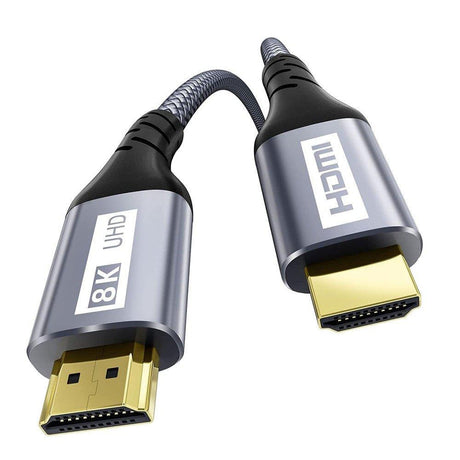 8K HDMI 2.1 kábel, 4,5 m, 48 Gb/s, Ultra High Speed, fonott HDMI kábel, támogatja - Outlet24