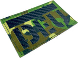 Patch Nation Karbon Szálakból Készült Camouflage Taktikai Airsoft Paintball Lézer Vágott Jelvény - Outlet24