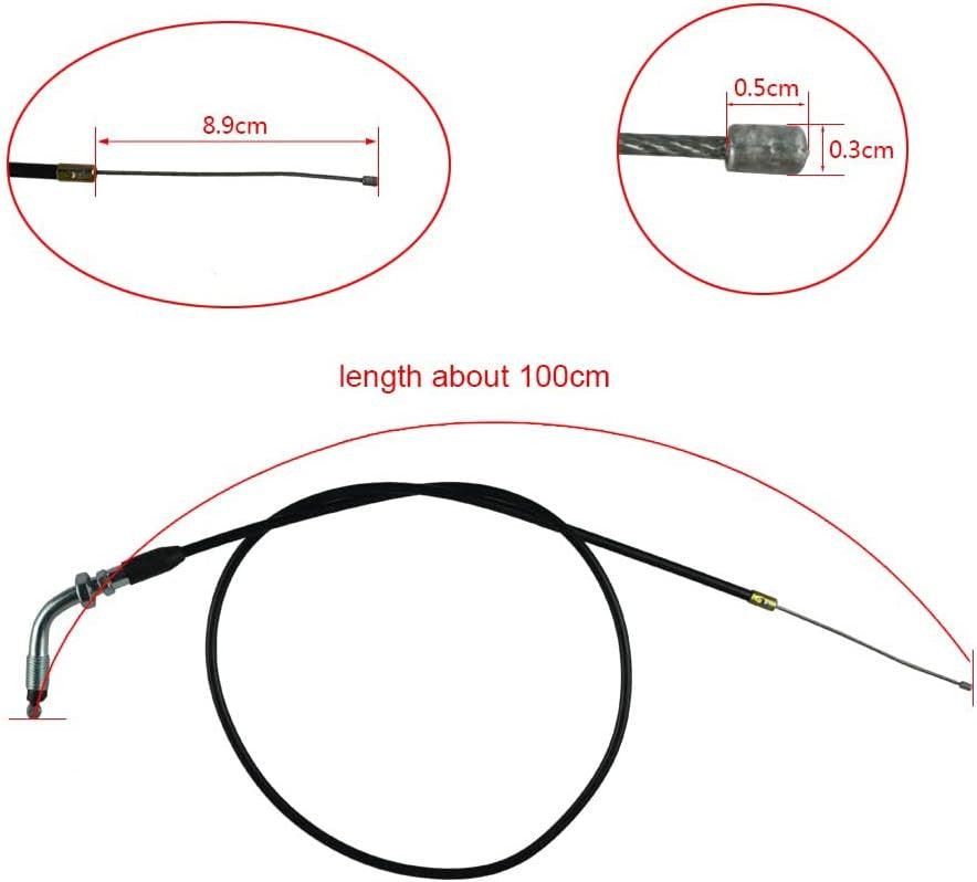 Wai Danie Fojtószelep kábel 70cc ATV Dirt Pit Bike kompatibilis(50cc, 70cc, 90cc, 110cc, 125cc ATV Dirt Pit Bike kompatibilis, 125 cm) - Outlet24