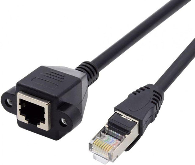 RJ45 8P8C FTP STP UTP Cat6 LAN Ethernet hálózati hosszabbító kábel 90 fokos - Outlet24