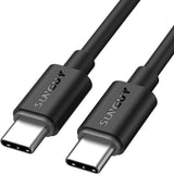 SUNGUY 2 darab 0,3 méteres, fekete USB-C gyorstöltő kábel - Outlet24