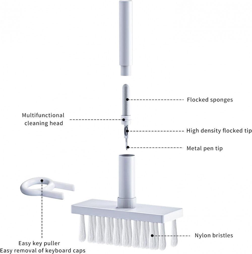 Többcélú tisztító kefe készlet, billentyűzethez, fülhallgatókhoz és Airpods-hoz - Outlet24