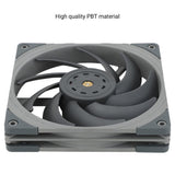 Thermalright TL-B14 140mm CPU Hűtőventilátor, Számítógépház Ventilátor, PWM Vezérlés, 1500RPM, Statikus-Nyomás Teljesítmény Ventilátor S-FDB Csapággyal (Szürke) Újracsomagolt termék - Outlet24