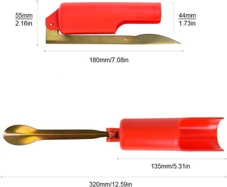 Összecsukható Horgászbot Tartó, Könnyű, Rozsdamentes, Piros (2db) Újracsomagolt termék - Outlet24