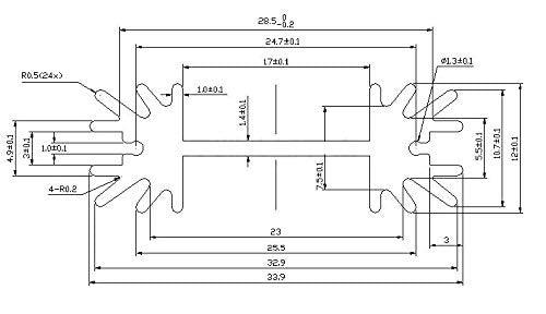 Easycargo TO-220 Alumínium Hűtőborda, MOSFET SCR Teljesítményfeszültség Szabályozó ICS Hűtéshez (Fekete Anodizált 5-csomag) - Outlet24