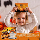 Halloween Meghívók 12 Szett Partira, Borítékokkal és Matricákkal - Outlet24