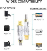 IBRA® Ultra Advanced Magas Sebességű HDMI Kábel, Ethernettel & HDMI 2.0 Verzióval ARC-kal - Outlet24