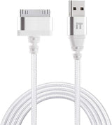 InfoTechnica 2M 30-Pin USB Kábel, Alumínium Csatlakozók, Nylon Fonott, 2db Újracsomagolt termék - Outlet24