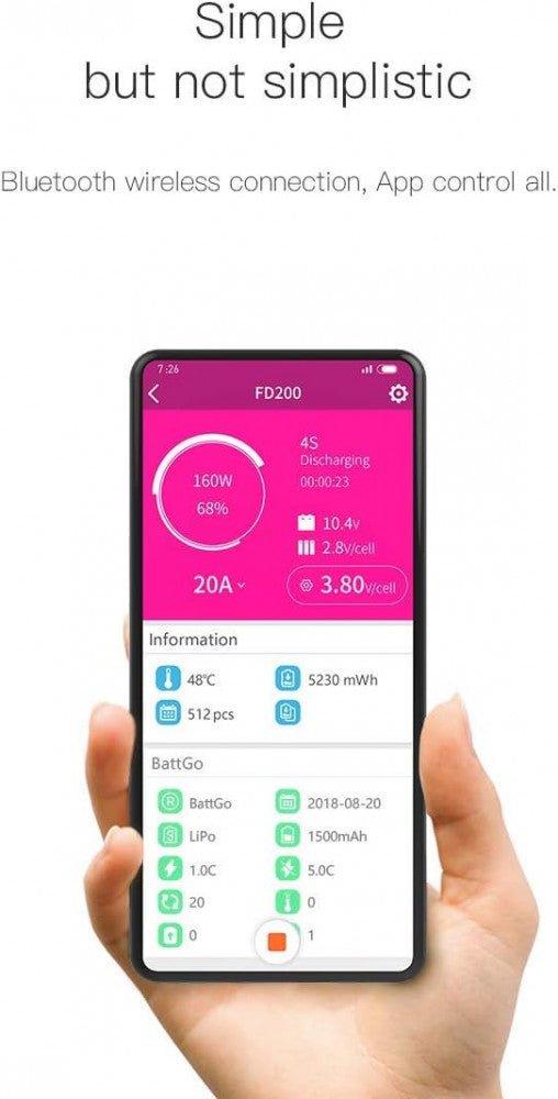 ISDT FD-200 Okos Lipo Akkumulator 200W 25A Vezeték nélküli APP vezérlés Újracsomagolt termék - Outlet24