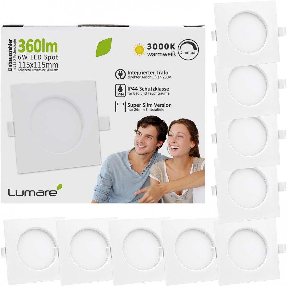 LED süllyesztett spotlámpa szabályozható 6 W 360 lm 230 V IP44 - Outlet24