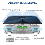 Lepulse Lescale F5 digitális intelligens mérleg testzsírral és izomtömeggel, iOS/Android német alkalmazással, 180 kg-ig - Újracsomagolt termék - Outlet24