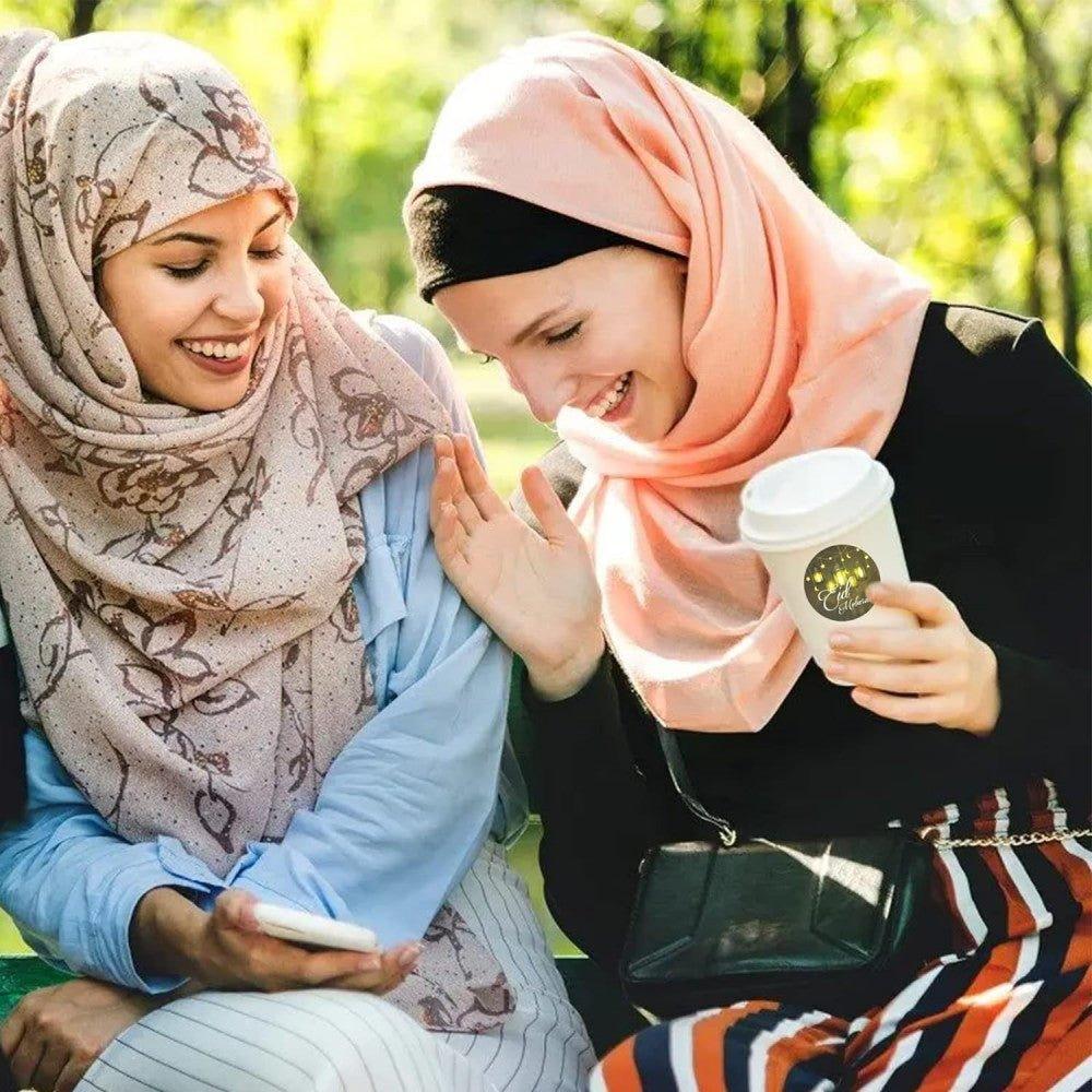 LOMYLM Öntapadós Eid Dekorációs Matricák, 8 Ív, Ajándékokhoz és Üdvözlőlapokhoz - Outlet24