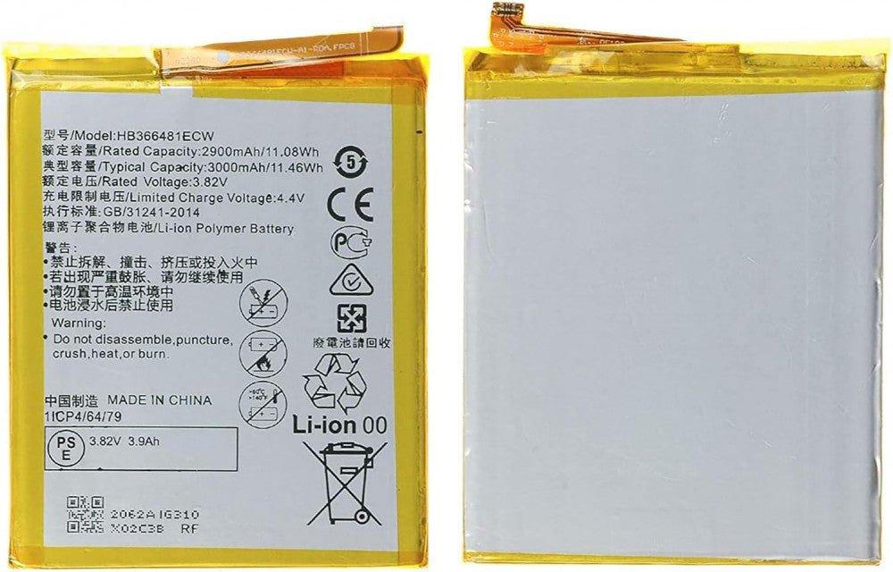 Magas Kapacitású 3000mAh Akkumulátor Huawei Honor 8 HB366481ECW-hez, Csavarhúzó Készlettel - Outlet24