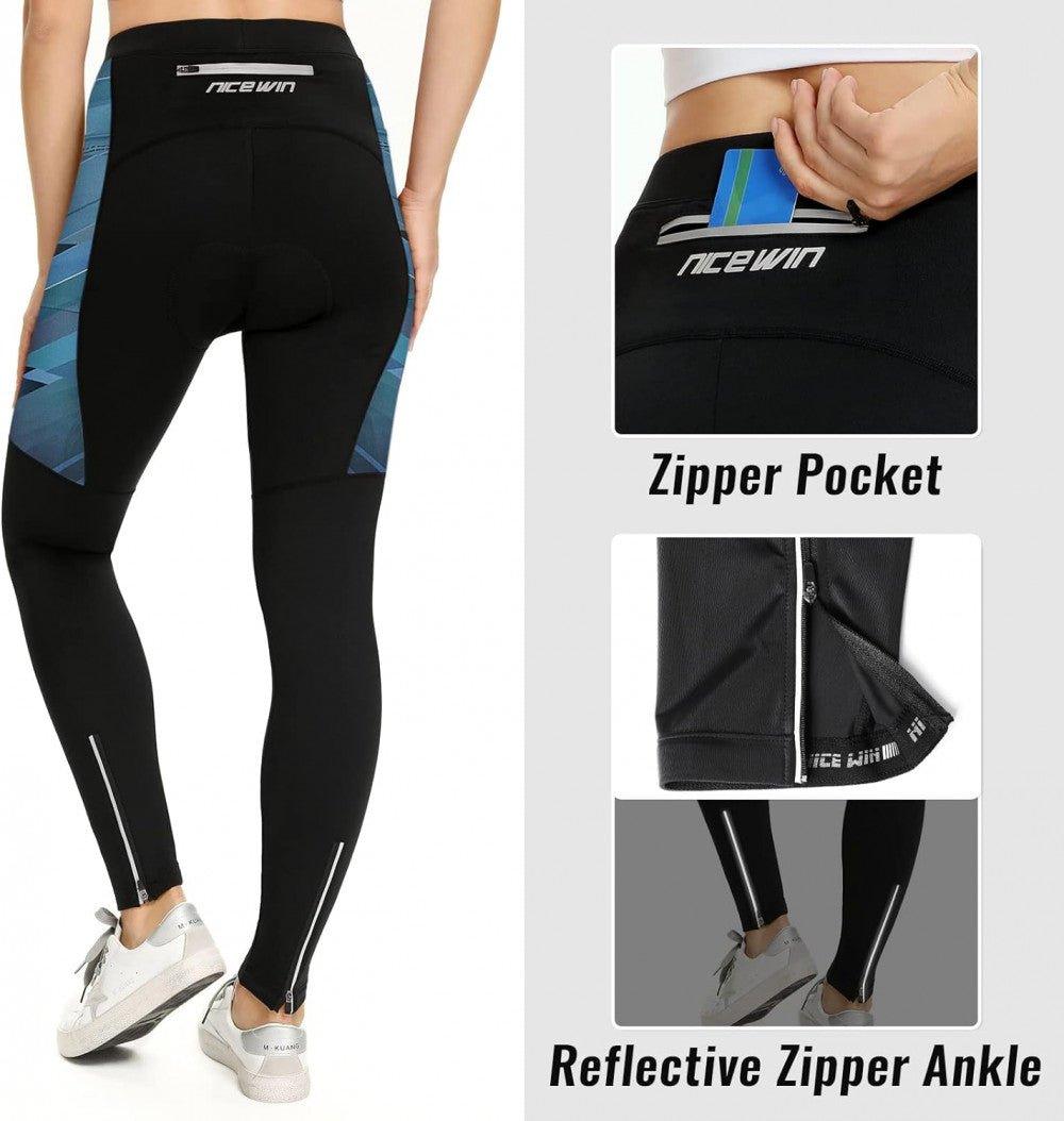 NICEWIN Hosszú Női Radlerhose 4D Sitzpolsterrel, Téli Thermo és Légáteresztő - Outlet24