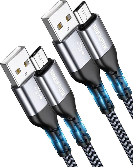 NINGKPOW Fonott Micro USB kábel 1 méter - Outlet24