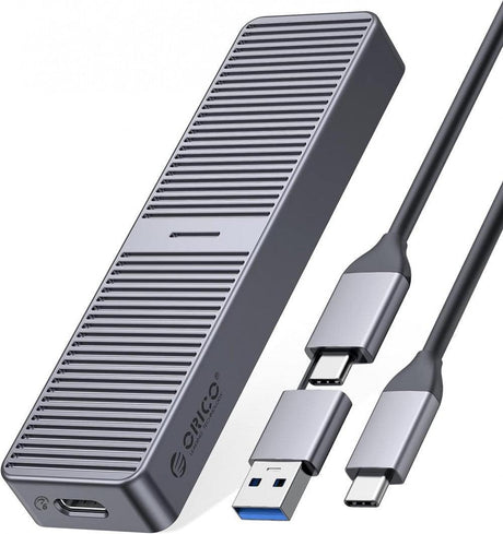 ORICO Alumínium USB C - M.2 SATA SSD Ház 6Gbps USB3.2 Gen1 Támogatással - M221GY - Outlet24