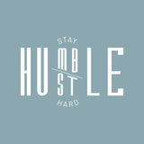 "Stay Humble Hustle Hard" fali dekoráció, 40 x 60 cm, Újracsomagolt termék - Outlet24