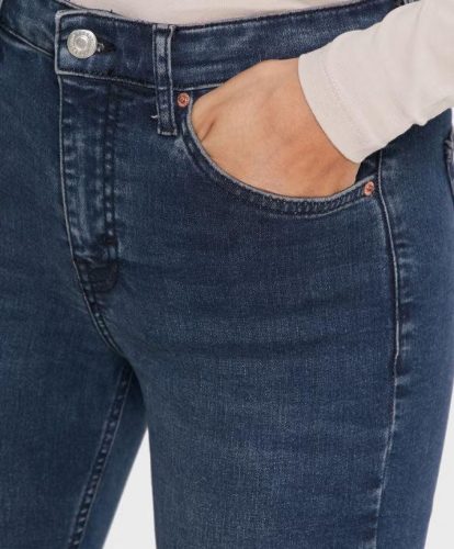 Topshop Jamie Női Jeans Sötétkék Színben W26L30 Méret