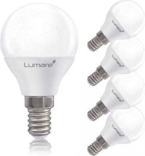 Lumare LED lámpa 5W G45 csepp alakú E14 LED meleg fehér 2700K Fénysugár szöge 270°