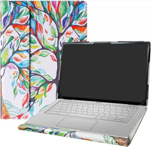 Alapmk Védőtok ASUS Chromebook Flip C434, C403NA & HP EliteBook x360 1040 G8 Laptopokhoz, Love Tree