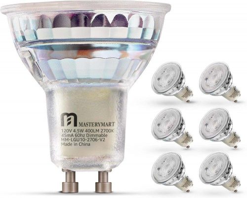 MASTERY MART LED GU10 Spotlámpa, 50 Wattos Egyenértékű, 4.5W Dimmelhető, Teljes