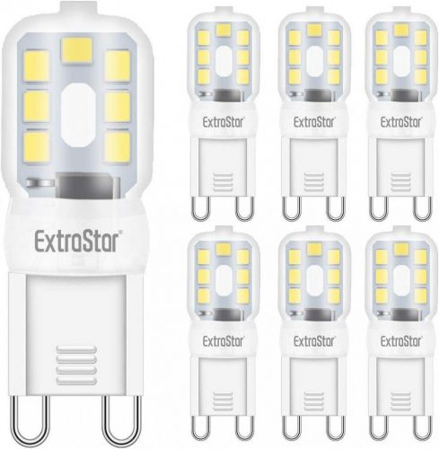 EXTRASTAR LED G9 izzó, 2,5W, 20W-os halogén lámpával egyenértékű, G9