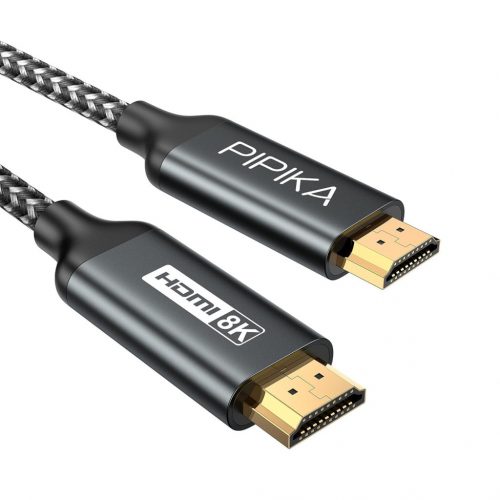 PIPIKA 1 méteres fonott ultra gyors HDMI kábel (8K @ 60Hz, 4K @ 120Hz)