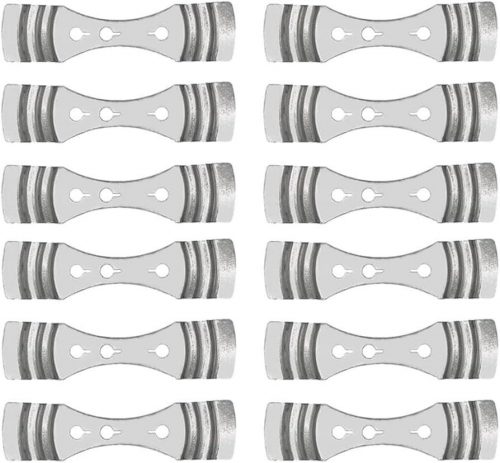 12 darabos kanóctartó Készlet, Rozsdamentes Acél, Házi Gyertyakészítéshez, Gyertyaöntéshez