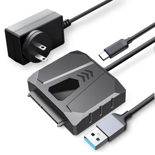 ORICO SATA Kábel Adapter, USB 3.0 - SATA III Kábel 3.5 Inch HDD/SSD Merevlemezekhez, UASP Támogatás, 12V2A Adapterrel (S2-3AD-3)