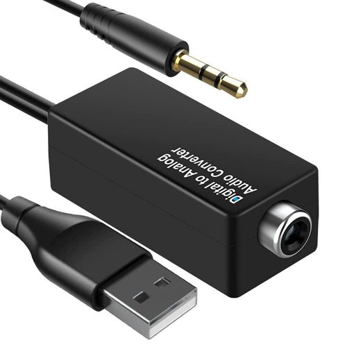 Audio Converter D15 Digitális-Analóg 3.5mm DAC USB Dekódoló, Koaxiális