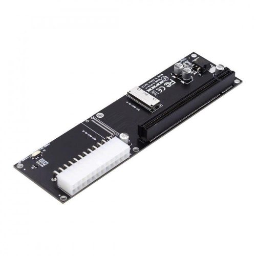 Oculink SFF-8612 8X - PCIe X16 Adapter ATX 24 Pin Táppal